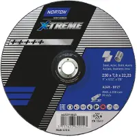 Saint-Gobainresives SKRUBSKIVE NORTON X-TREME - 230x7,0 STÅL/RF - (10 stk.)