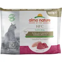 Almo nature Økonomipakke: 24 x 55 g HFC Natural portionspose - Tun & Kylling