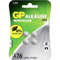 GP A76F-2U4 knapcellebatteri - 4 stk