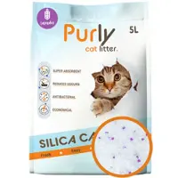 Purly silica kattegrus Lavender