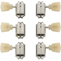 Gibson PMMH-050 Vintage Nickel Machine Heads Yellow Buttons