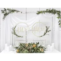 Party Deco Mr & Mrs dekoration i træ