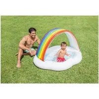 Intex Regnbuesky Babypool, 82L, 142x119x84 cm