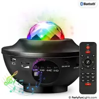 Partyfunlights Galakse Bluetooth højttaler med fjernbetjening