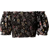 Superdry Vintage Smocked Crop T-shirt