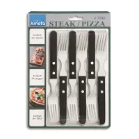 Amefa Pizza grillgaffel 6-pak Sort