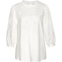 LASCANA Bluse naturhvid