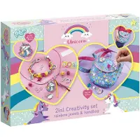 Totum Unicorn 2 In 1, Children''s jewellery making set, 4 År, Flerfarvet