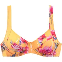 Sunseeker Bikinioverdel grøn / orange / fuchsia / hvid