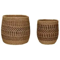 Hubsch Ochre kurve 2-pak Natur