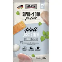 Mac'S Økonomipakke: 24 x 100 g Cat portionspose - Laks & Kylling
