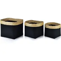 Mondex BALI SÆT MED 3 KASSER L31xh28cm,M28xh23cm, S23xh20cm