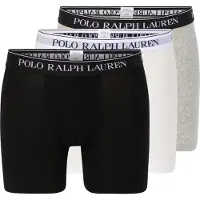 Ralph Lauren Boksershorts grå-meleret / sort / hvid