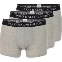 Ralph Lauren Polo Ralph Laurentil mænd. 714835885005 Pakke med 3 boksershorts 714835885005 grå (XXL), Afslappet, Bomuld