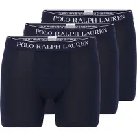 Ralph Lauren Polo Ralph Laurentil mænd. 714835887001 Sæt med 3 navyfarvede boxershorts i bomuld (L), Afslappet, Blå