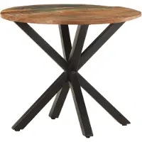 vidaXL sidebord 68x68x56 cm massivt genbrugstræ