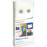 Legamaster Glassboard Magnets 6stk ( kraftige runde magneter til glastavler)
