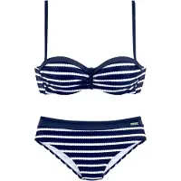 LASCANA Bikini navy / hvid
