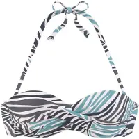 Sunseeker Bikinioverdel turkis / sort / hvid