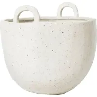 Ferm Living Speckle krukke Ø18,5 cm Offwhite