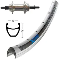 BikeParts Winora Xp 19 Ej.mac. 135 Baghjul Til Landevejscykel