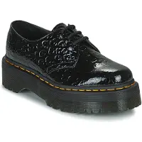 Dr. Martens 1461 Quad 3-eye Patent Lamper Leopard Embross Sko