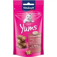 Vitakraft Cat Yums med lever kattesnack (40 g)