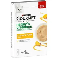 Purina Gourmet Nature Puré Kylling Vådfoder Til Katte 11x5x10g