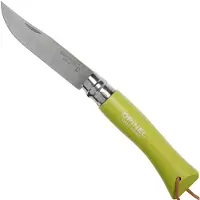 Opinel - Knive og værktøj - Couteau Tradition Baroudeur T7 Anis til Unisex - Grøn