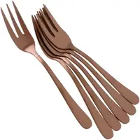 Amefa Austin 1410 - 6 kagegafler i trendboks - kobber