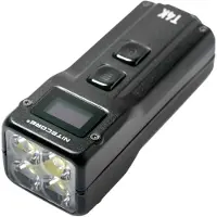 Nitecore T4K, Nøglering med lommelygte, Sort, Knapper, 1 m, IP54, LED