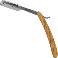 Böker Pro Barberette Olive lige barberkniv