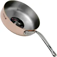 De Buyer 6224.24, Rund, Gryde til alle formål, Kobberfarve, Rustfrit stål, Ingen belægning, Kobber, Rustfrit stål, Keramisk, Gas, Halogen, Induktion,