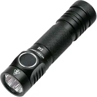 Nitecore E4K, Hånd lommelygte, Sort, Aluminium, Knapper, 2 m, 2 m