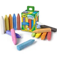 Crayola Vaskbar Sidewalk Chalk 16CT