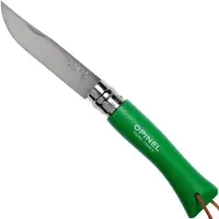 Opinel - Knive og værktøj - Couteau Baroudeur N°07 Vert Prairie til Unisex - Grøn