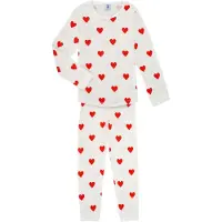 Petit Bateau Nattøj rød / hvid