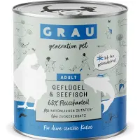 Grau Økonomipakke: 24 x 800 g Adult kornfri dåser - Fjerkræ & Havfisk