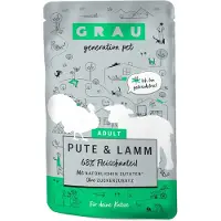 Grau Adult kornfri portionsposer 16 x 125 g - Kalkun & Lam
