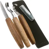 BeaverCraft Premium Spoon Carving Set With Walnut Handles