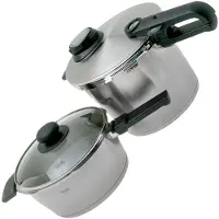 Fissler Vitavit Premium Duo Set Pressure Cooker 6 L and 3.5 L