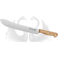 Due Cigni Tuscany 2C764-28OL butcher's knife 28 cm olive wood