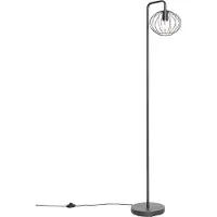 QAZQA Industriel gulvlampe sort 23 cm - Margarita