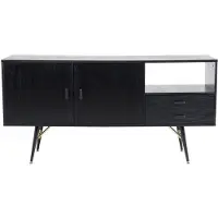 Venture Home - Opbevaringsmøbel Gärdet - Sort - Skænke & sideboards - - Homeroom