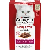 Gourmet Økonomipakke: 48 x 50 g Mon Petit - Okse, Kalv & Lam