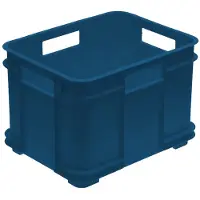 Keeeper Jacobelc Opbevaringsboks Euro-Box M bruno eco, eco-blue, 16 liter, 100% genbrugsplast