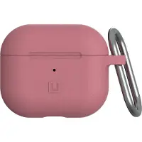 Urban Armor Gear [U] Protective Case for Airpods (3rd Gen, 2021) - Dot Dusty Rose - Taske til trådløse øreknopper - silicone - støvet rosa - for Apple AirPods (3. generation)