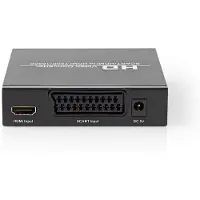 Nedis Hdmi-konverter Scart Hun Til Hdmi Digital Lydoutput 1080p Aluminium 3.5 Mm