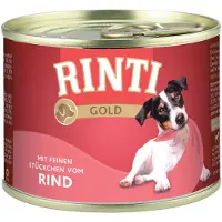 Rinti 12 x 185 g Gold + 100 g Filetto Pouch in Jelly And med Grøntsager gratis! - Oksekødsstykker