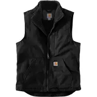 Carhartt Washed Duck Lined Mock Neck Vest